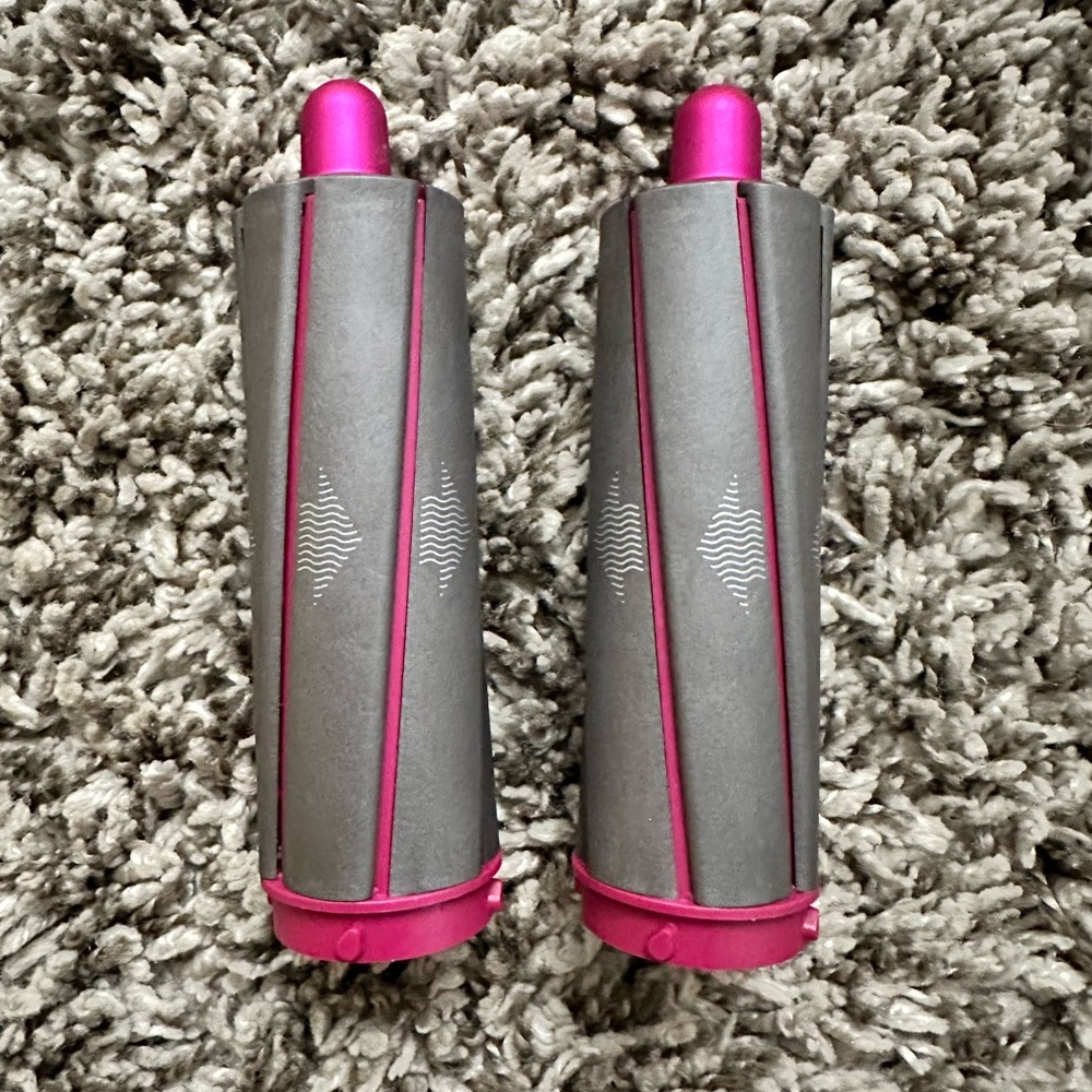 Dyson Hair Tool Attachments - Pink and Gray